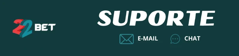 Suporte por chat e e-mail
