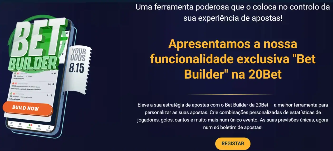 Bet Builder da 20Bet (Construtor de Apostas)