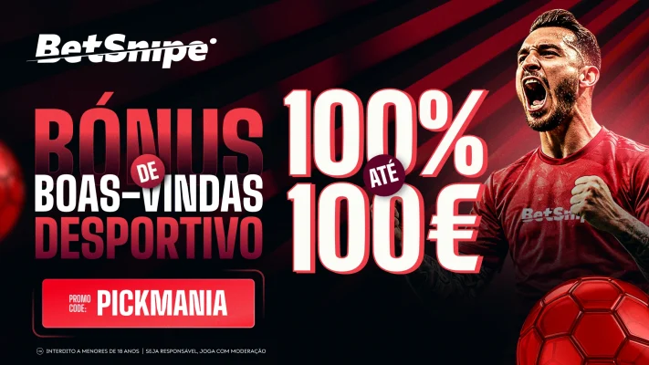 Bónus de boas-vindas BetSnipe até 100€