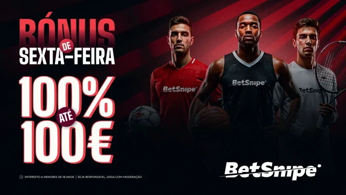 Bónus de Sexta-Feira da Betsnipe 100% até 100€